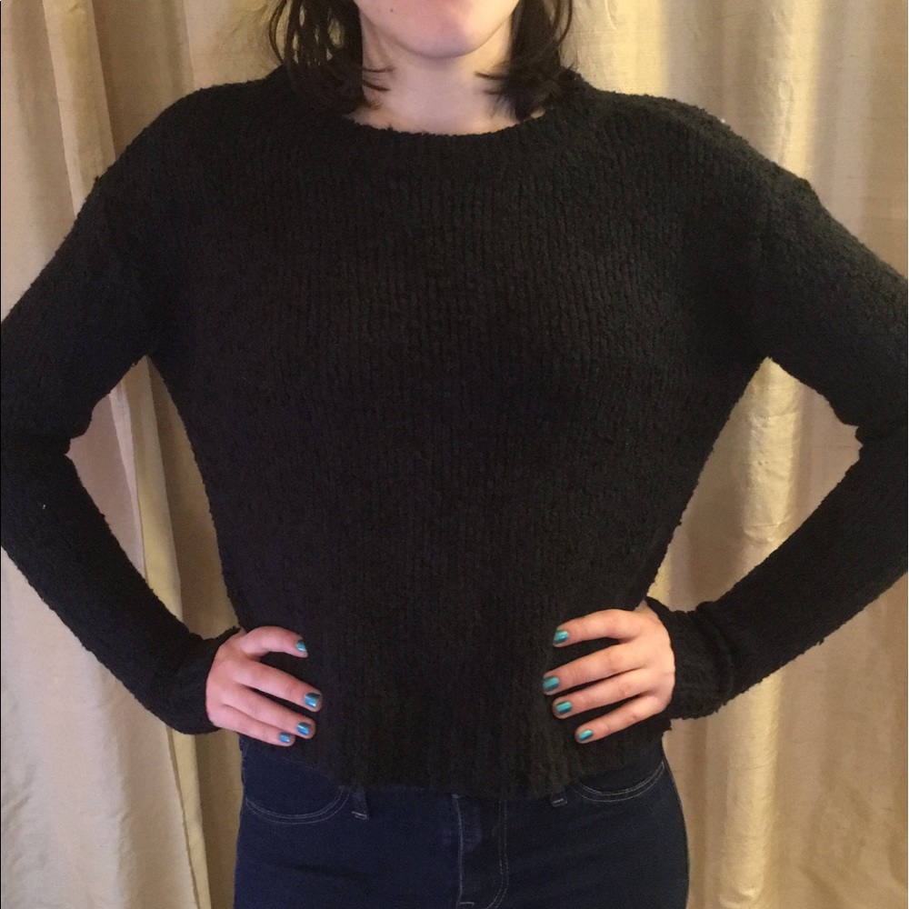 Black H&M Divided Pullover Sweater